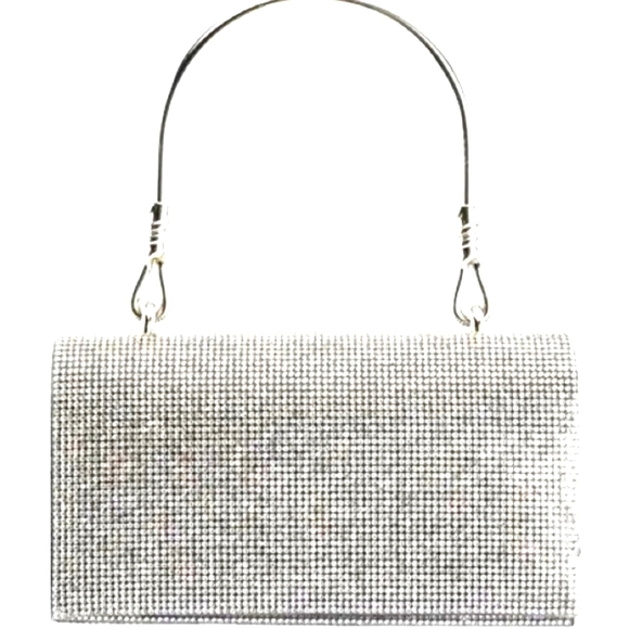 NWOT AKIRA EVENING BAG in silver - Picture 1 of 7